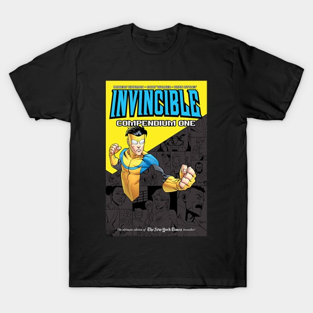 invincible poster T-Shirt by super villain